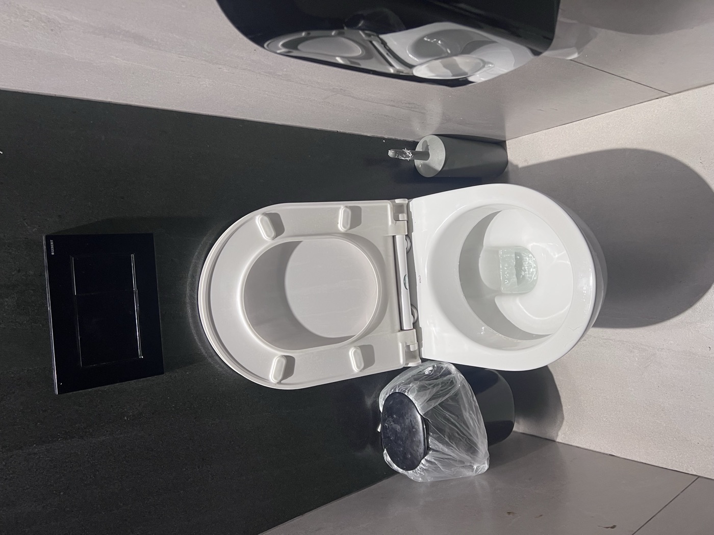 Sample accessible restroom at Veloridge Center
