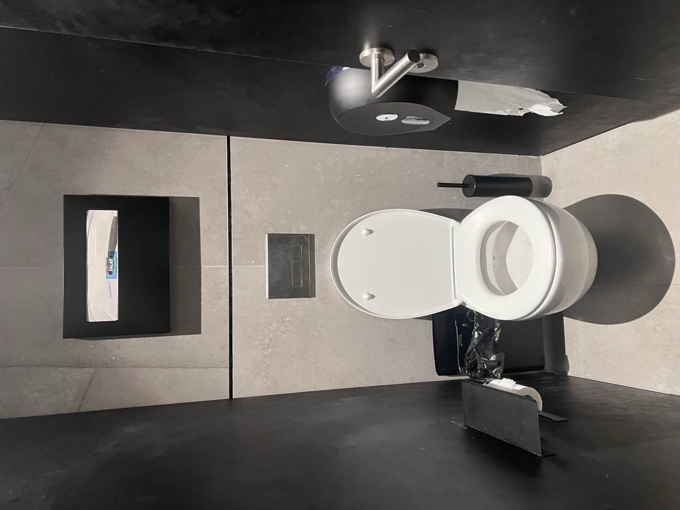 Sample rated restroom at Praxhaven Market